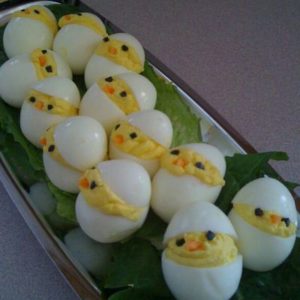 food art chicks